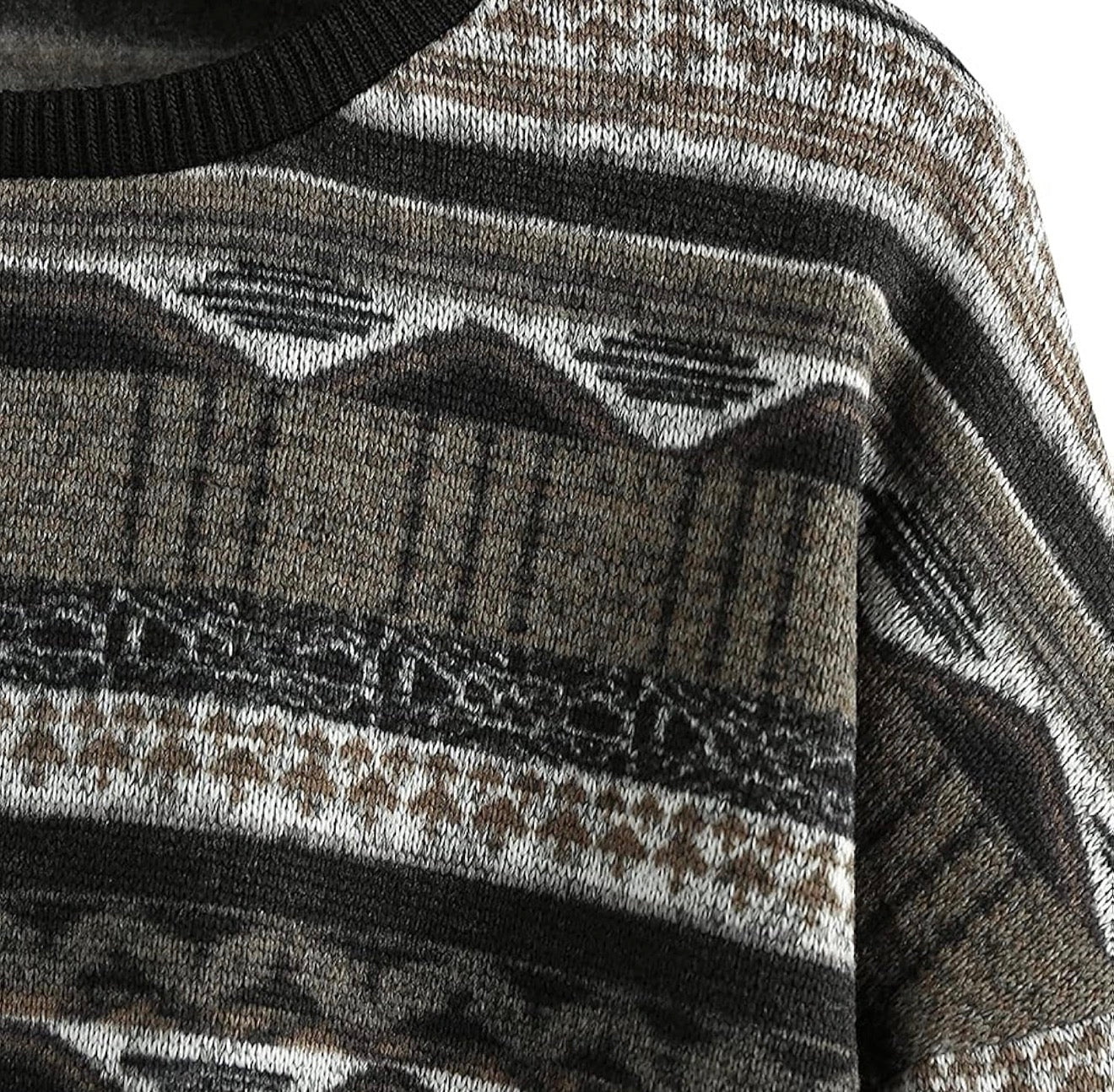 Black Long Sleeve Cropped Sweater